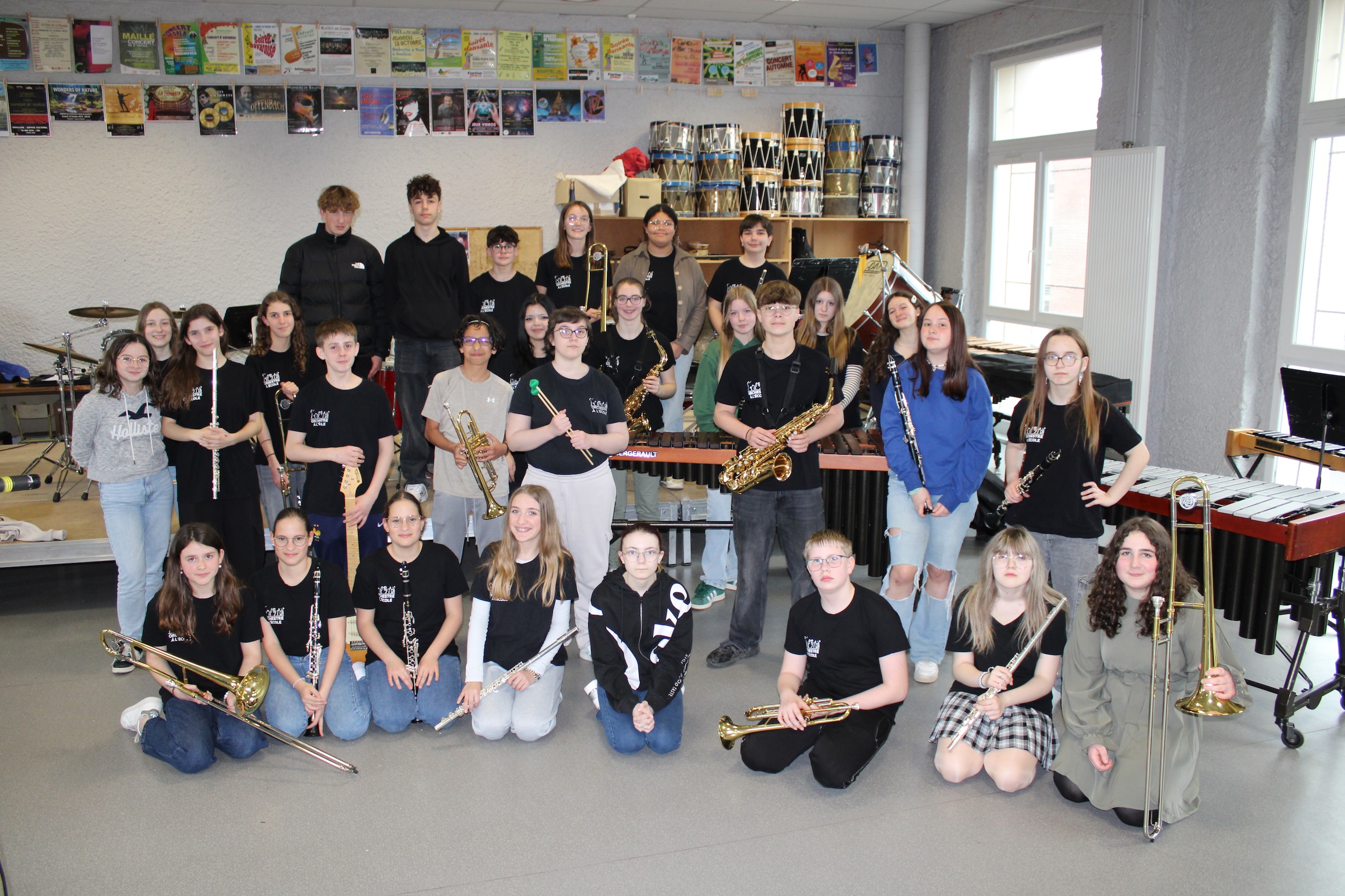 15 Photo Classe d'orchestre à l'école